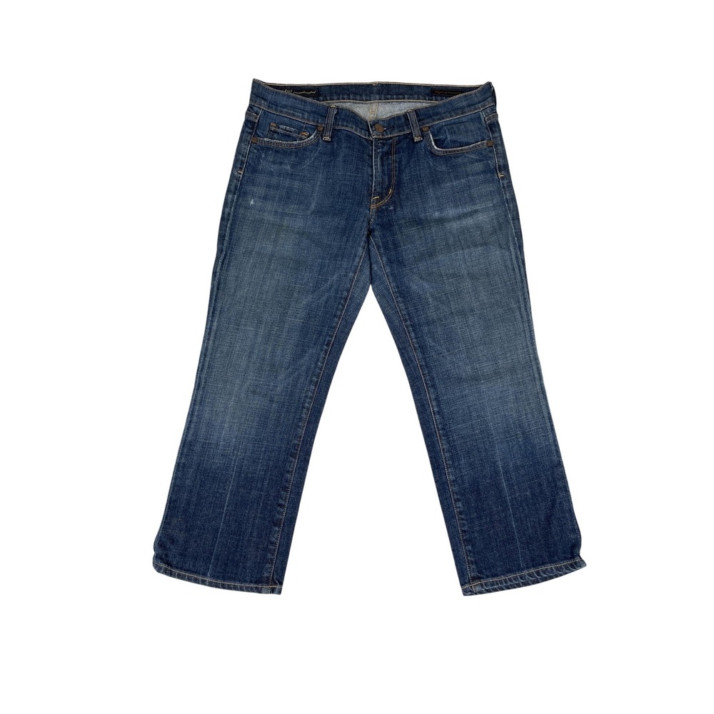 Citizens Of Humanity‎ Kelly Crop Jeans Womens 30 Blue Low Waist Stretch Denim